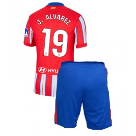 Dětský fotbalový dres Atletico Madrid Julian Alvarez #19 2024-25 Domácí Krátký Rukáv (+ trenýrky)